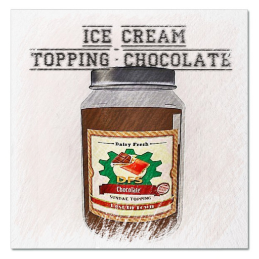Second Life Marketplace UA [FPtexture] DFS Ice Cream Topping Chocolate
